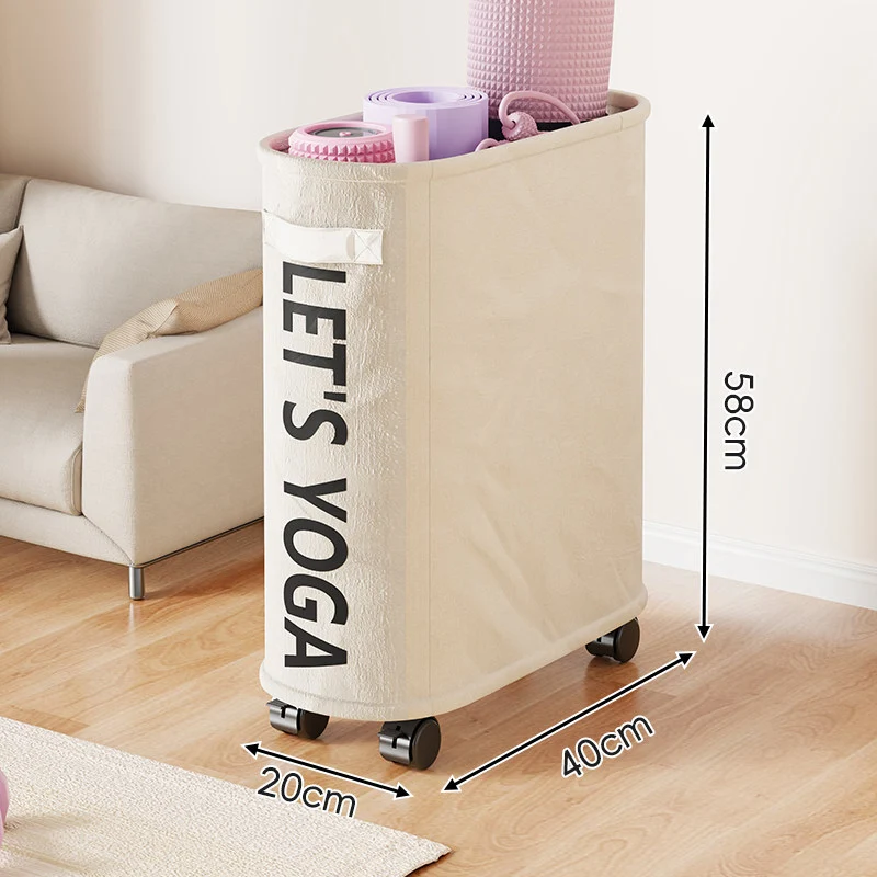Rollender doppelt compartment Sportgeräte Aufbewahrung Wäschekorb Organizer