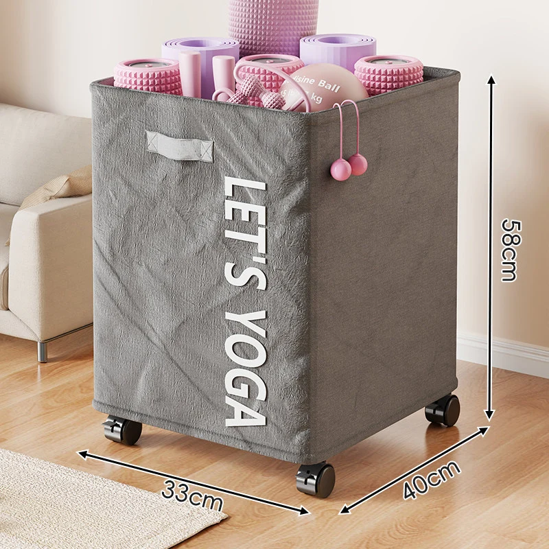 Rollender doppelt compartment Sportgeräte Aufbewahrung Wäschekorb Organizer