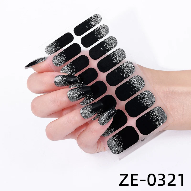 Premium Funkelnde Glitzer Nagelumhüllungen