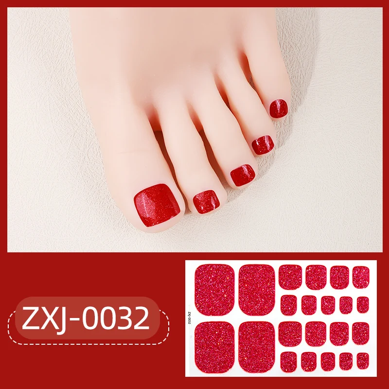 Premium Glitter Fußnagelabdeckungen