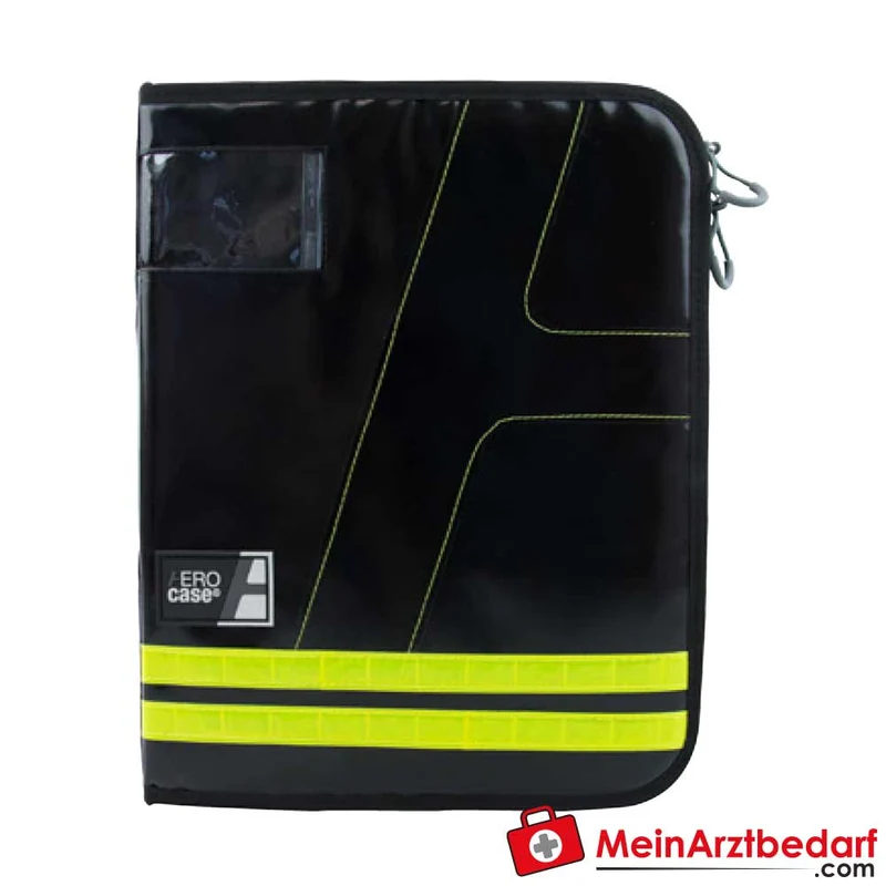 AEROcase ORGAbag DIN A4 Multi-Organizer 4‑ oder 2‑fach Lochung farbcodiert mit Alu‑Klemmbrett