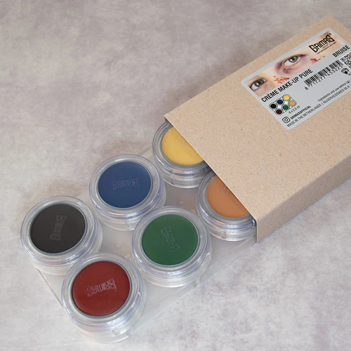 Grimas Creme Make-up-Palette RND 6 Farben