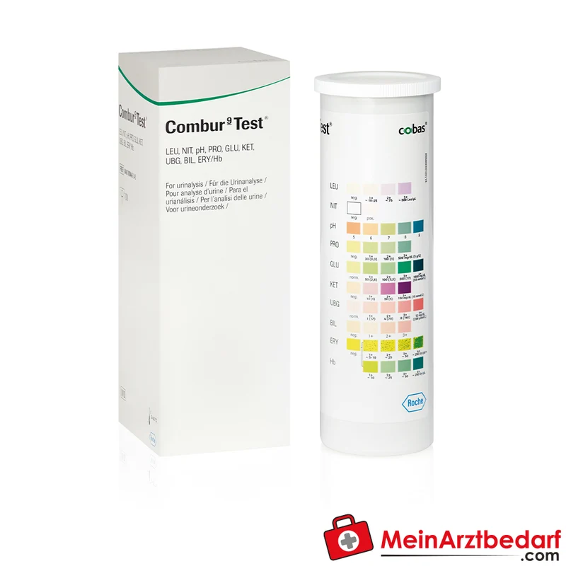 Combur 9 Test, 100 Urinteststreifen