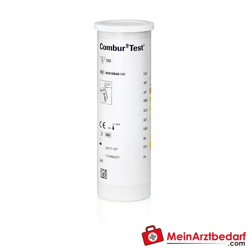 Combur 9 Test, 100 Urinteststreifen