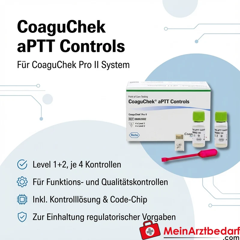 CoaguChek aPTT Controls, 4 x 1 ml