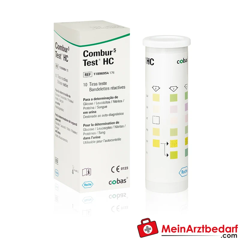 Combur 5 Test HC, 10 Urinteststreifen