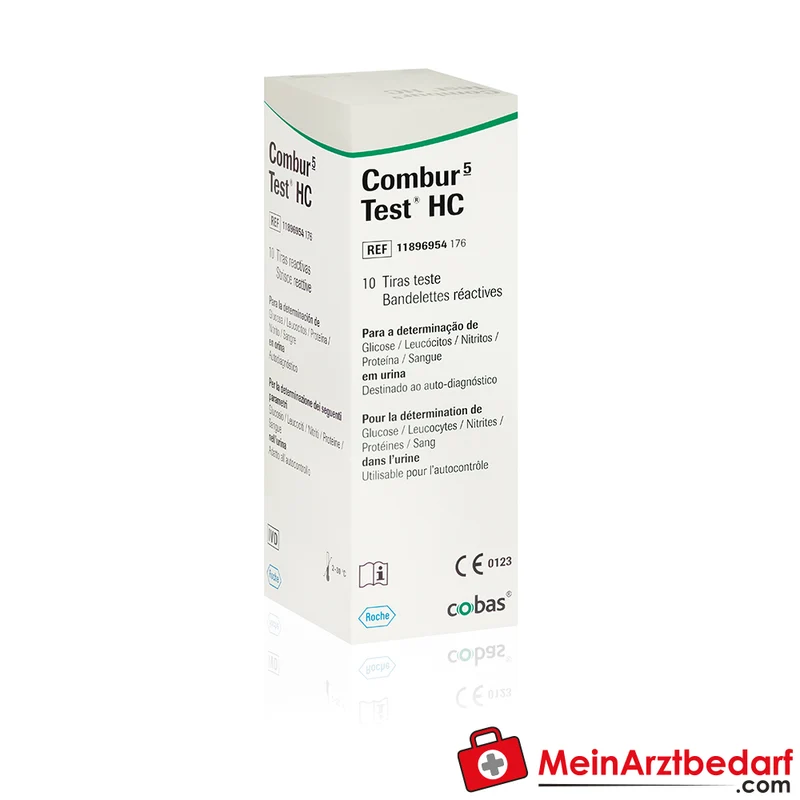 Combur 5 Test HC, 10 Urinteststreifen