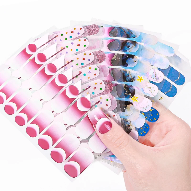 Ombre Nail Art Aufkleber