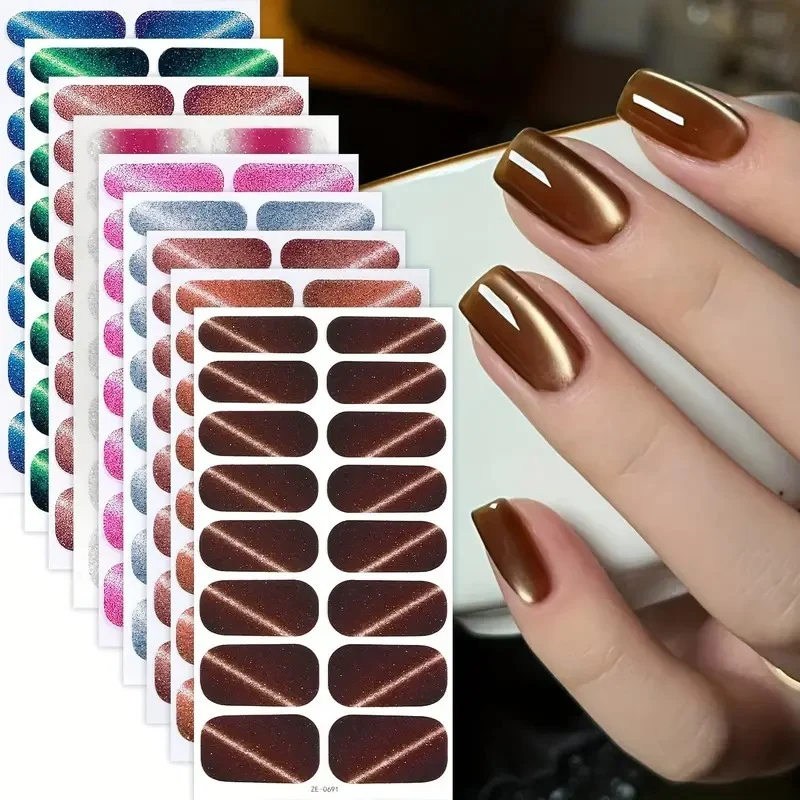 Ombre Glitter Nagel Wraps