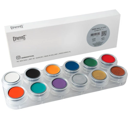 Grimas Creme Make-up-Palette F 12 Farben