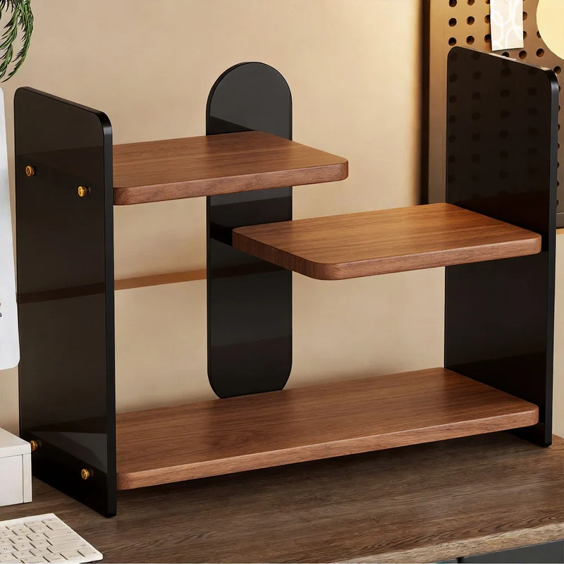 Kompakter zweistufiger Acryl-Thekenbecher- und Tassen-Organizer