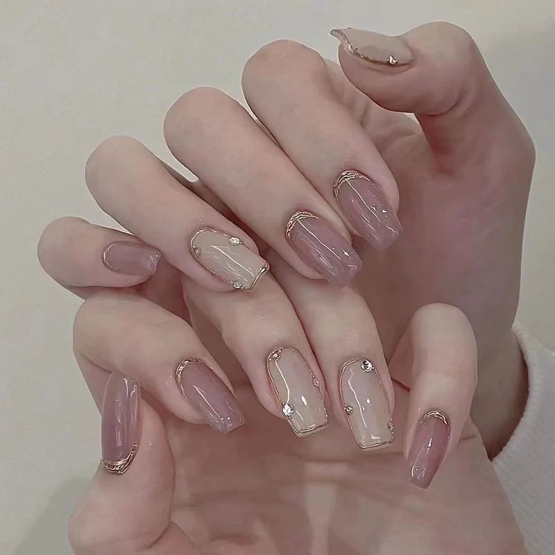 Dekorative Druck-Nagelkollektion