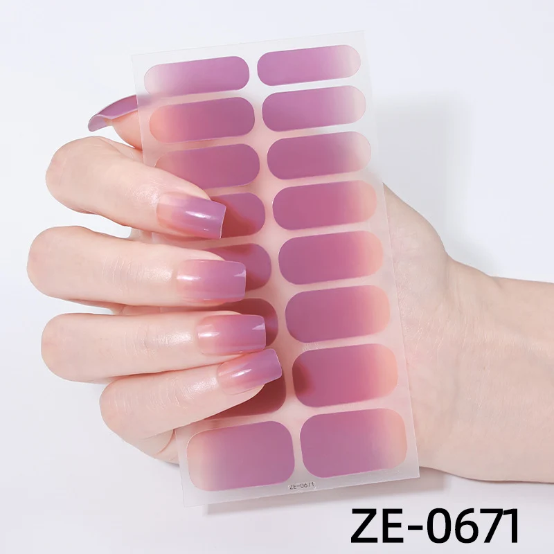 Gradient Gel Nagel Wraps