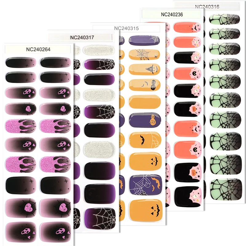 Gothic-inspirierte Press-On-Nagelüberzüge