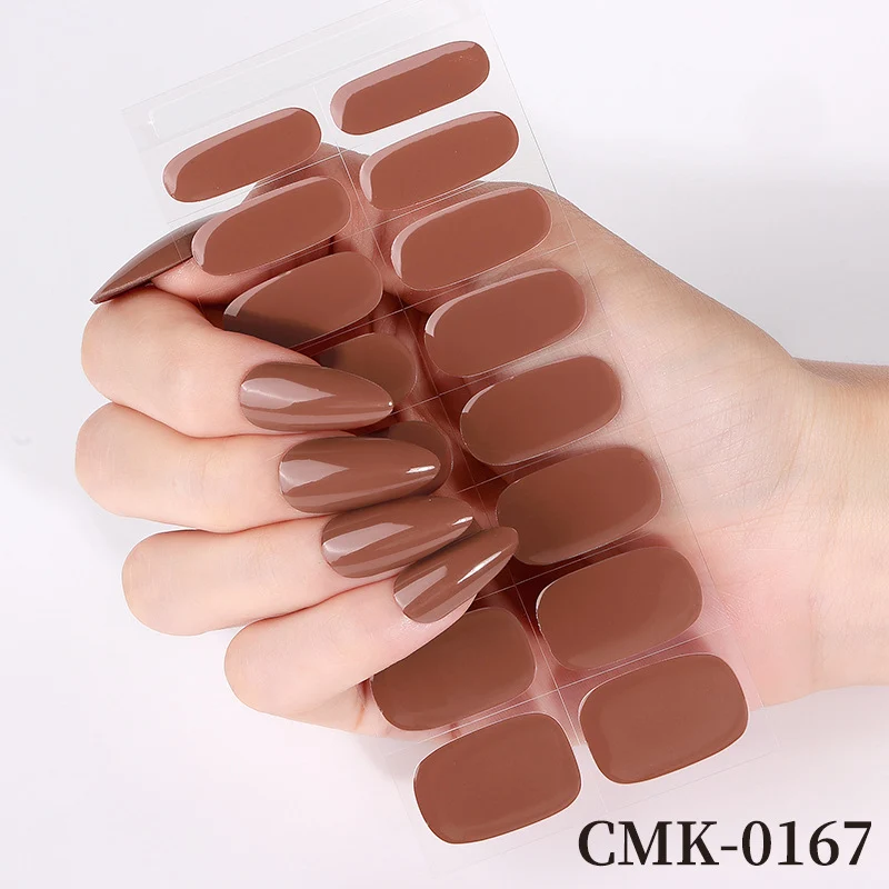 Glänzende Press-On Nail Wraps
