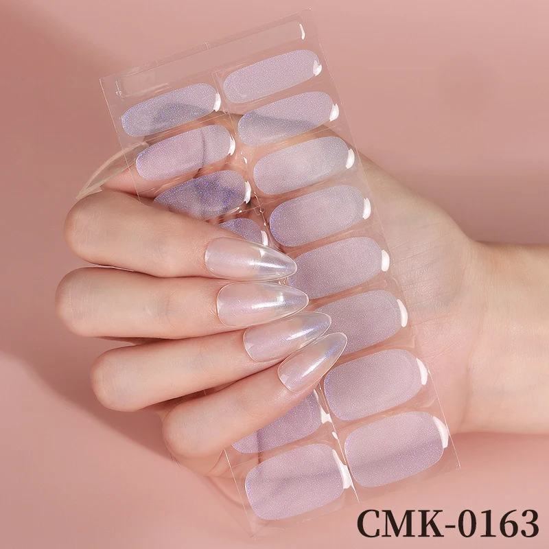 Glänzende Press-On Nail Wraps