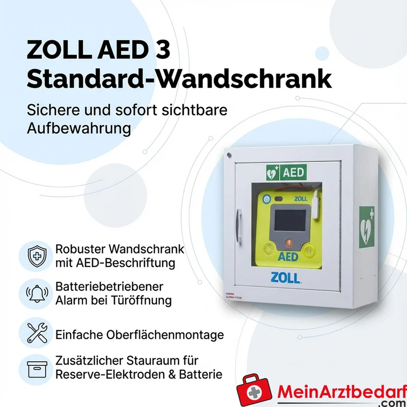 ZOLL AED 3 Standard-Wandschrank - oberflächlich montiert