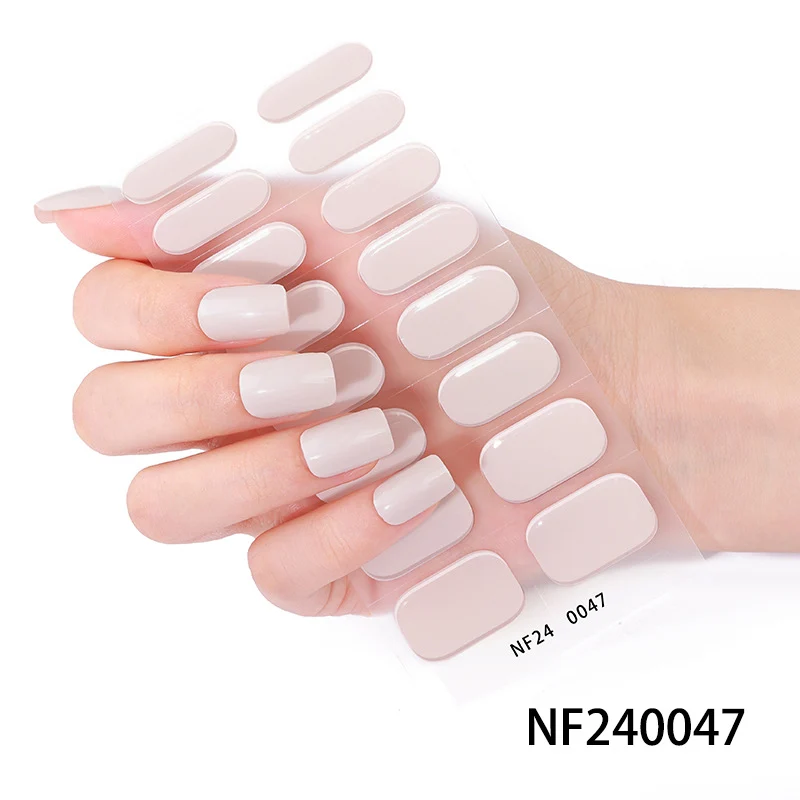 Glänzende Finish Gel-Nagel-Wickel