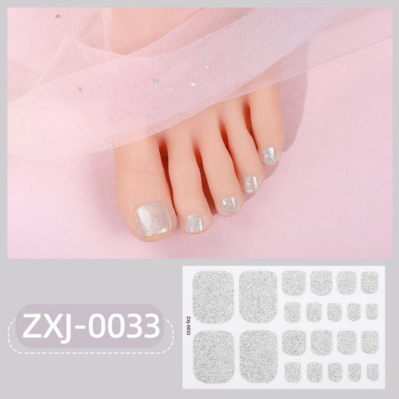 Glitzernde Fußnagel-Wickel 1790954463