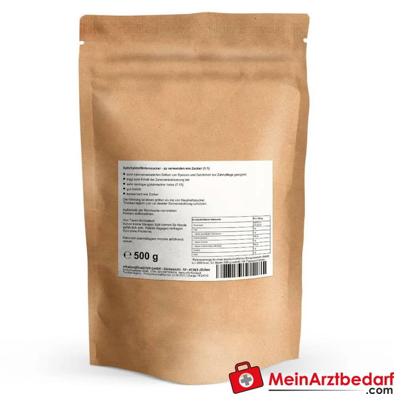 Xylit (Birkenzucker) aus Finnland Danisco 500 g, FSC, vegan