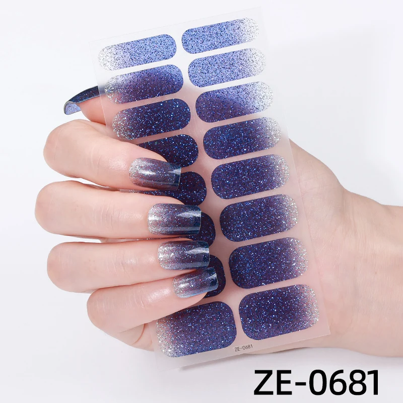 Glitter Ombre Nagelwraps 1790954415