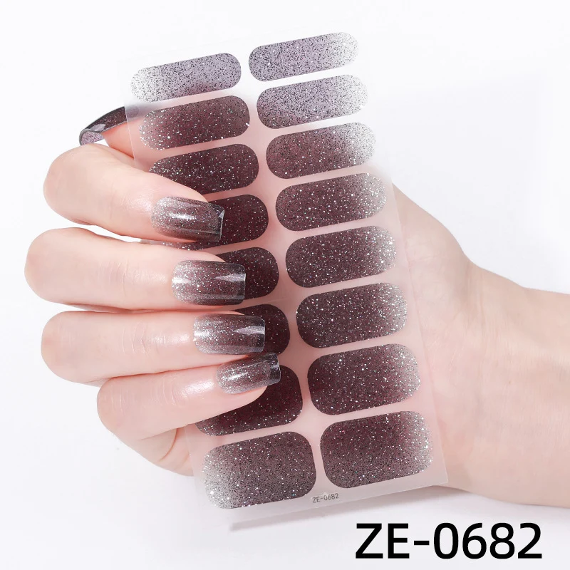 Glitter Ombre Nagelwraps 1790954415