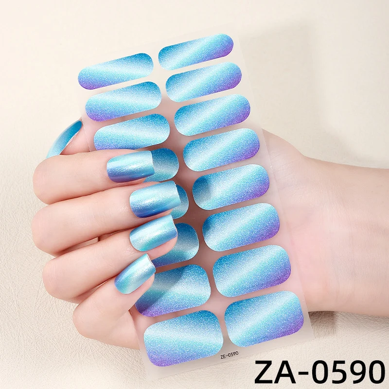 Glitzerverlauf Nagelüberzüge