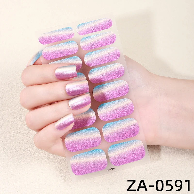 Glitzerverlauf Nagelüberzüge