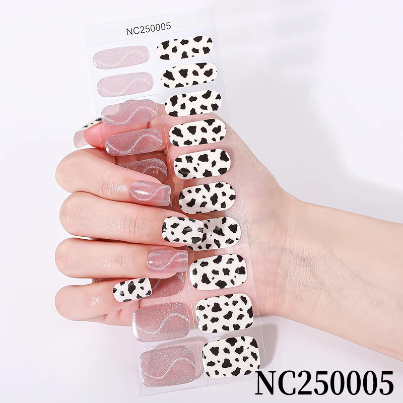 Glitzer-Gel-Nagel-Wraps