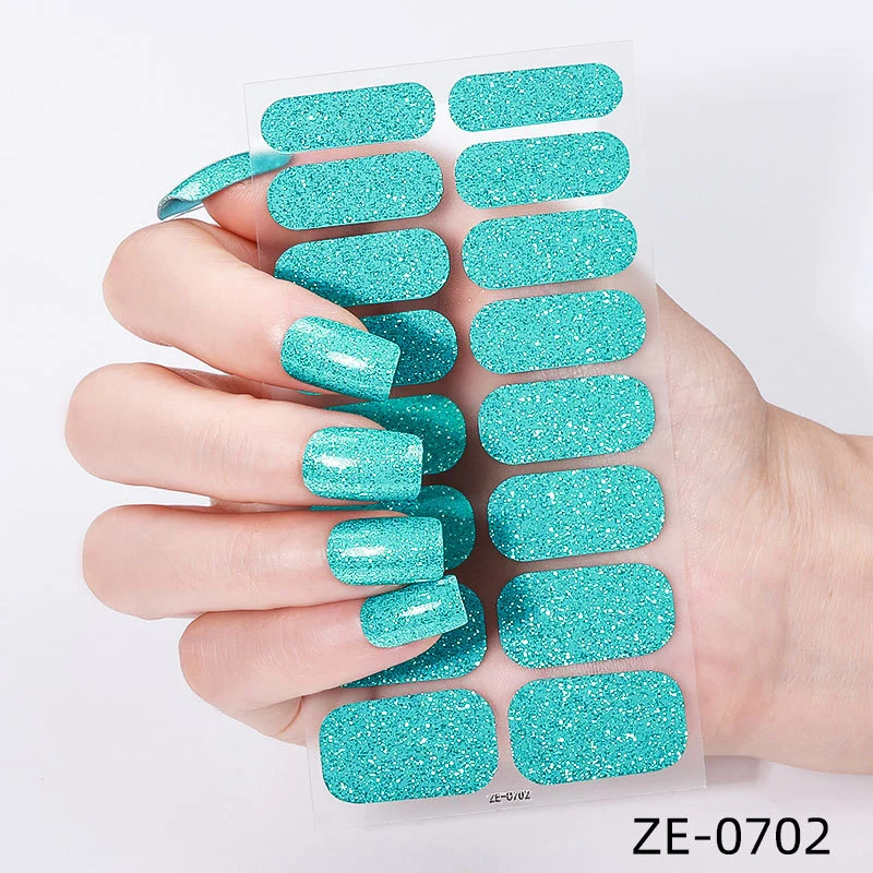 Glitter-Finish-Nagelüberzüge