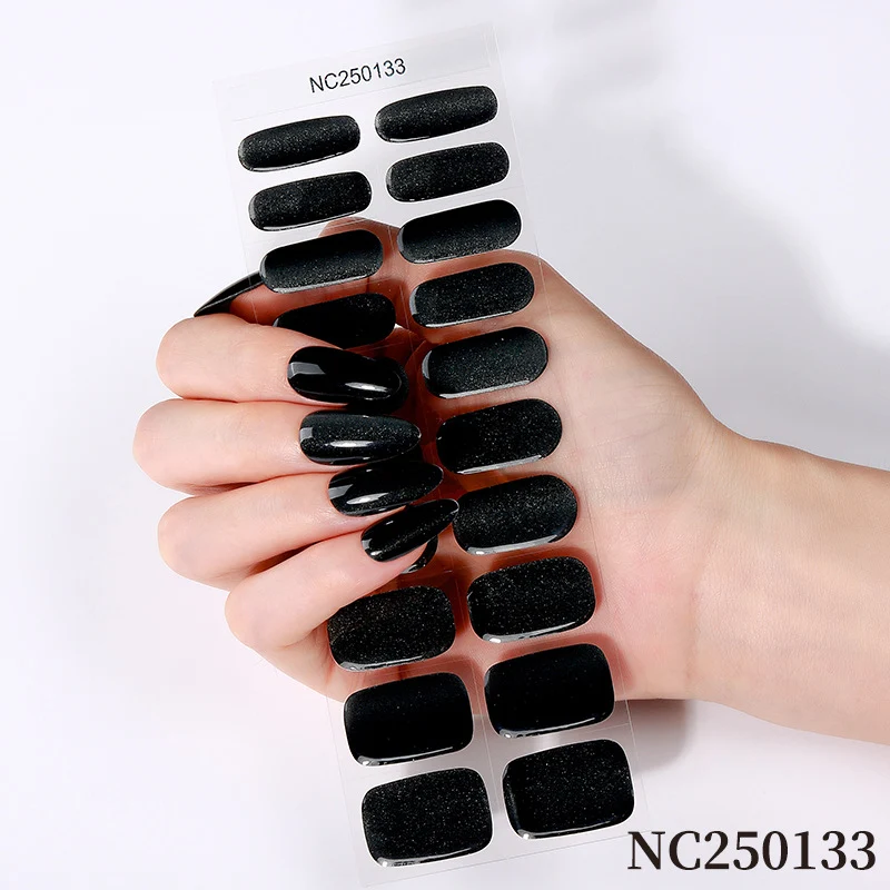 Glamorous Glitzernde Nagel-Wraps