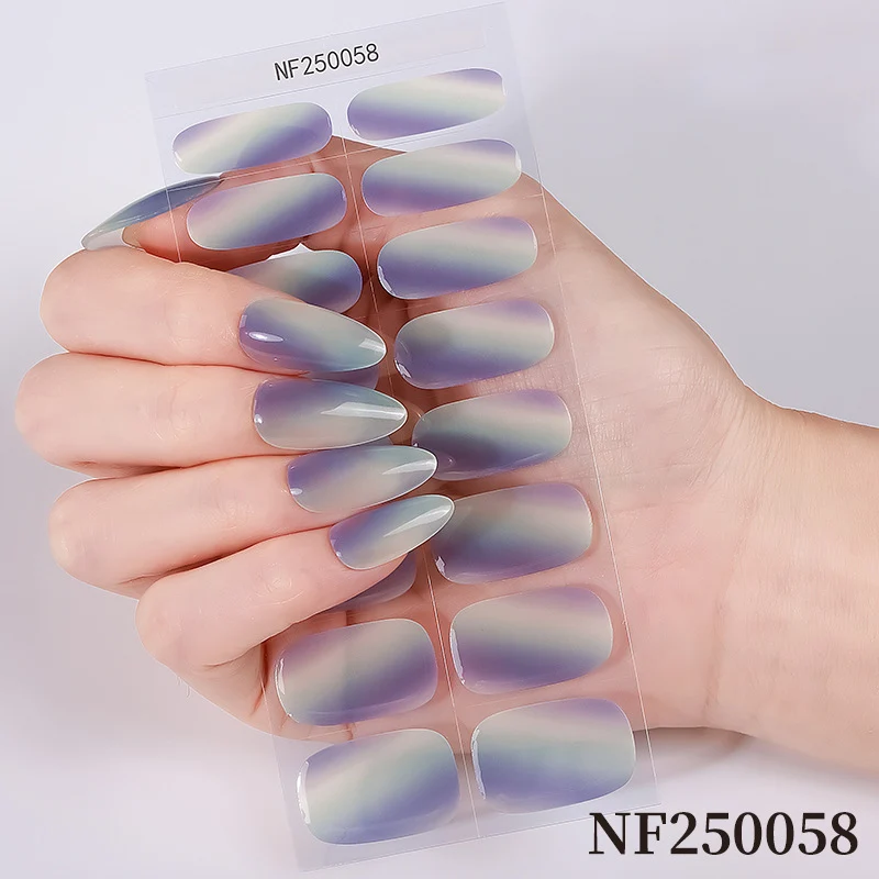Blumenmuster Nagel Wraps