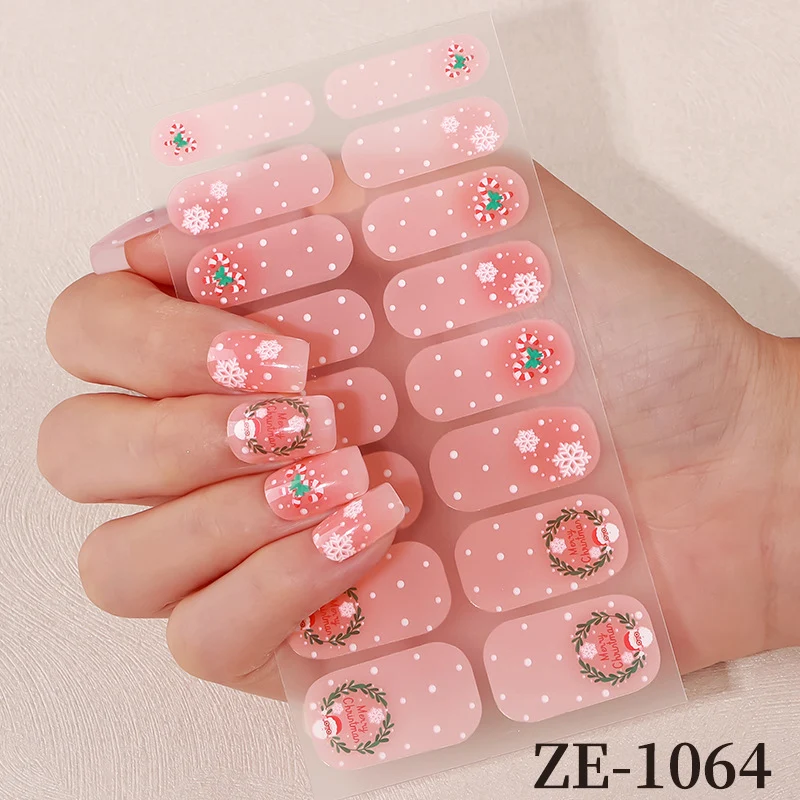 Blumen Design Nagelkunst Wraps