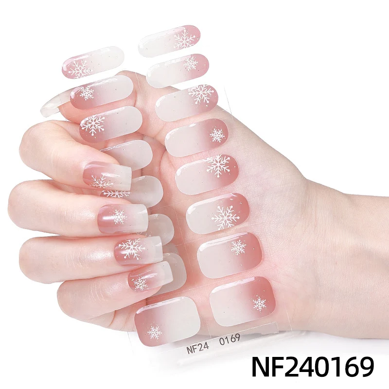 Festliche Nagelkunstaufkleber