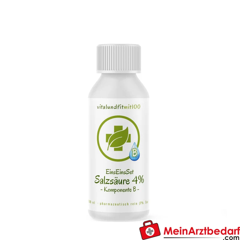 Salzsäure 4% Lösung Ph. Eur. HDPE-Tropfflasche 100 ml