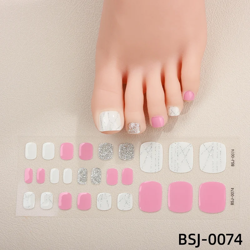 Elegante Fußnagelaufkleber