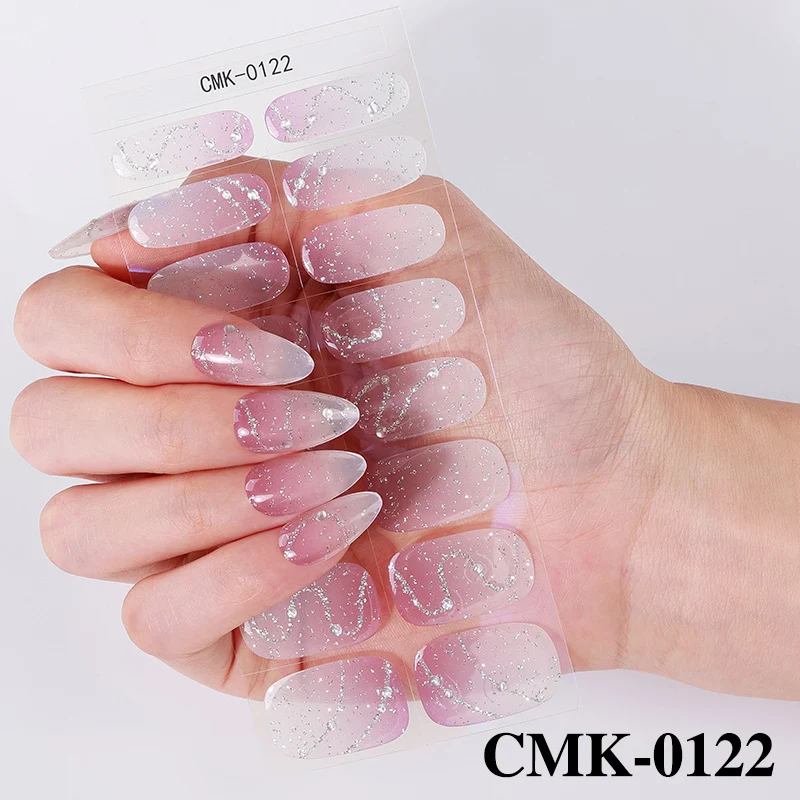 Elegante Ombre-Nagelsticker