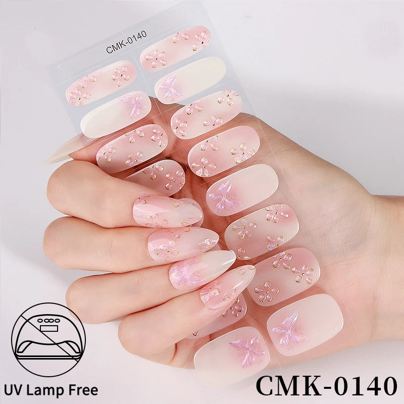 Elegante Ombre-Nagelsticker