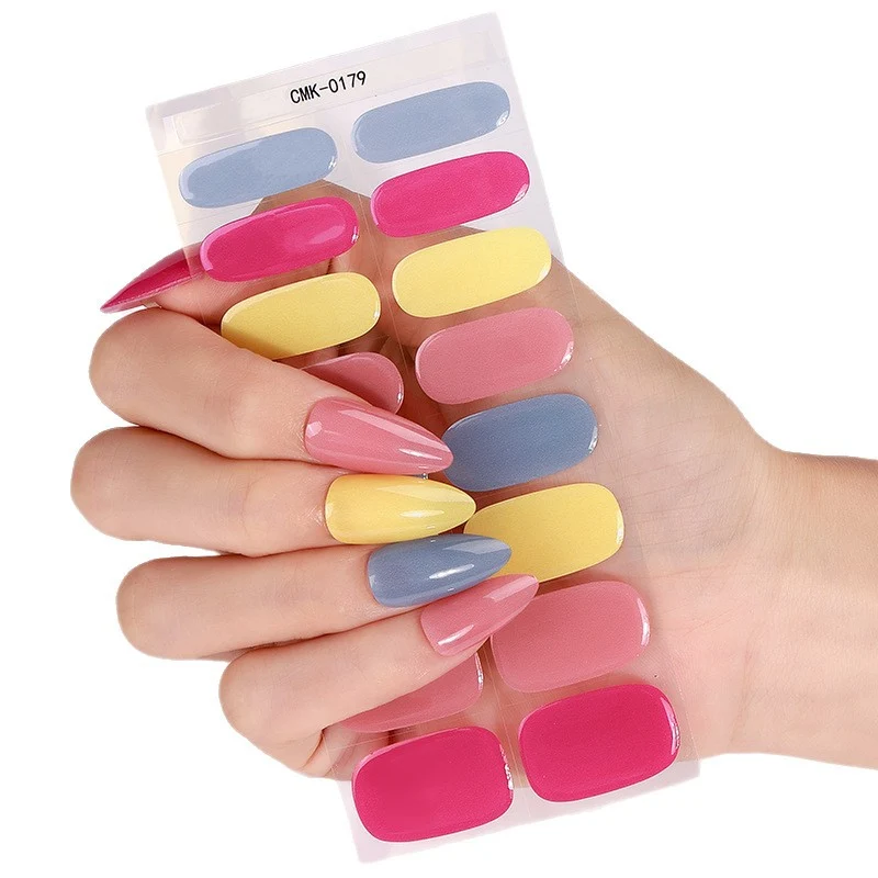 Elegante Ombre-Nagelsticker