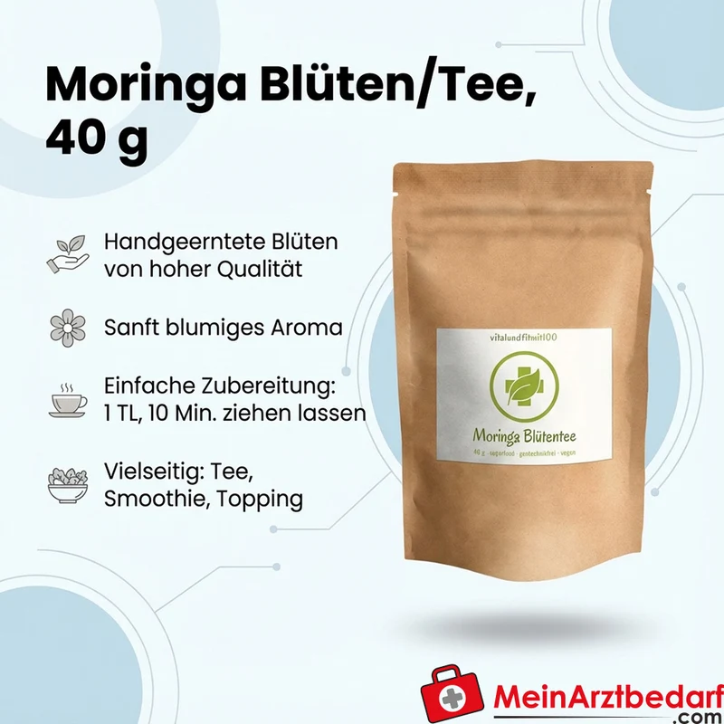 Moringa-Blütentee 40 g handgeerntet aromatisch