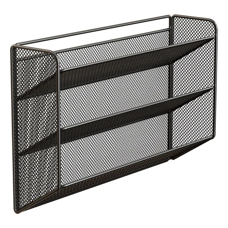 Wandmontierter Slim Drop-Down Mesh Schuhregalständer