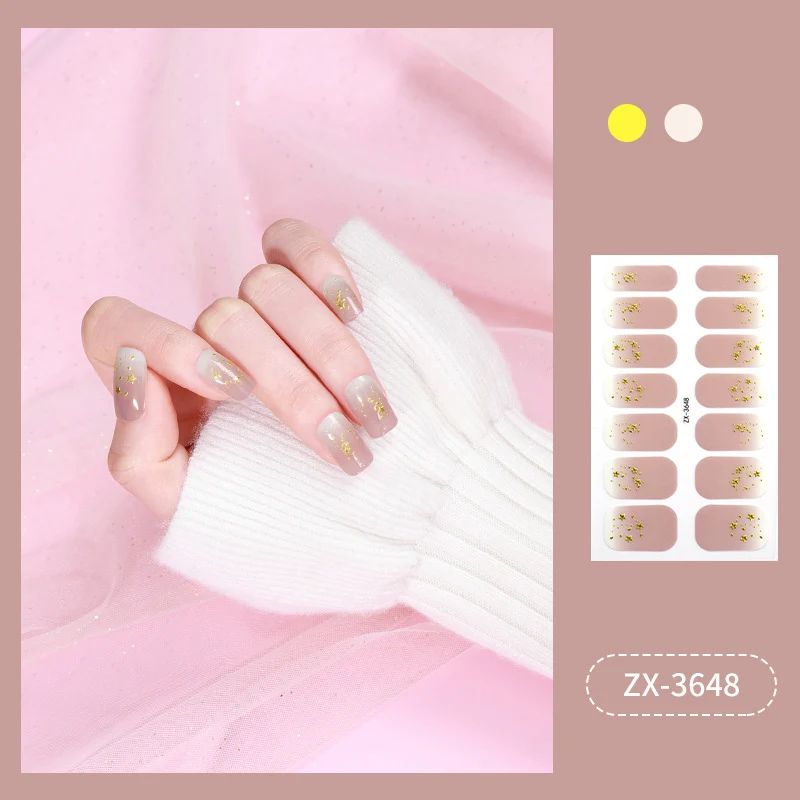 Elegante Gel-Nagel-Wickel