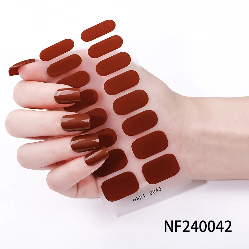 Elegante French Tip Nagelaufkleber