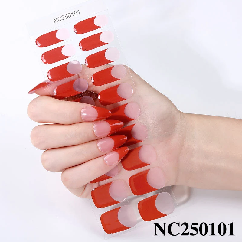 Elegante Blumenmuster Nagelwraps