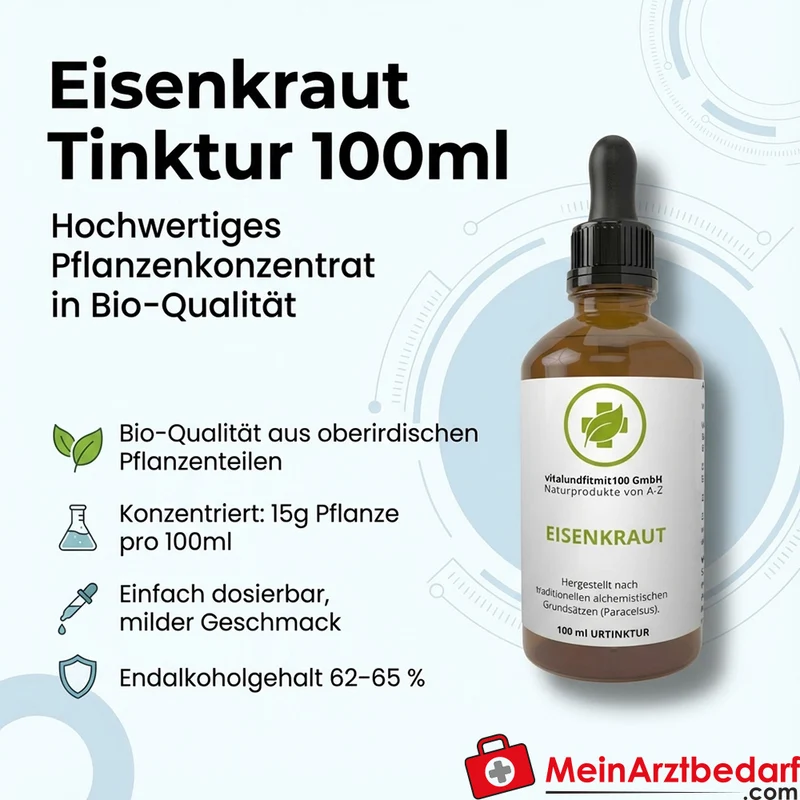 Eisenkraut Tinktur (Verbene) 62–65 % Alkohol 100 ml