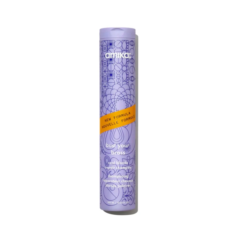 amika bust your brass cool blonde bond repair shampoo