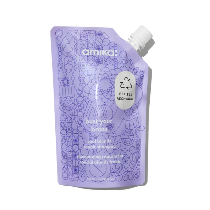 amika bust your brass cool blonde bond repair shampoo