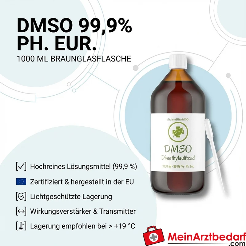 Dimethylsulfoxid (DMSO) 99,9% Ph. Eur. Braunglasflasche 1000 ml