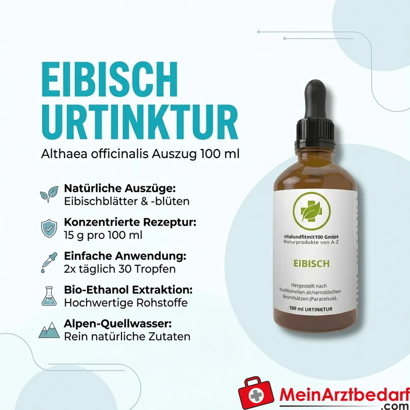 Eibisch (Althaea officinalis) Urtinktur 15 g/100 ml 100 ml