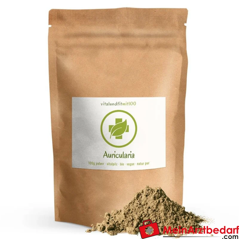 Auricularia judae Pulver 100 g Vitalpilz (Judasohr)